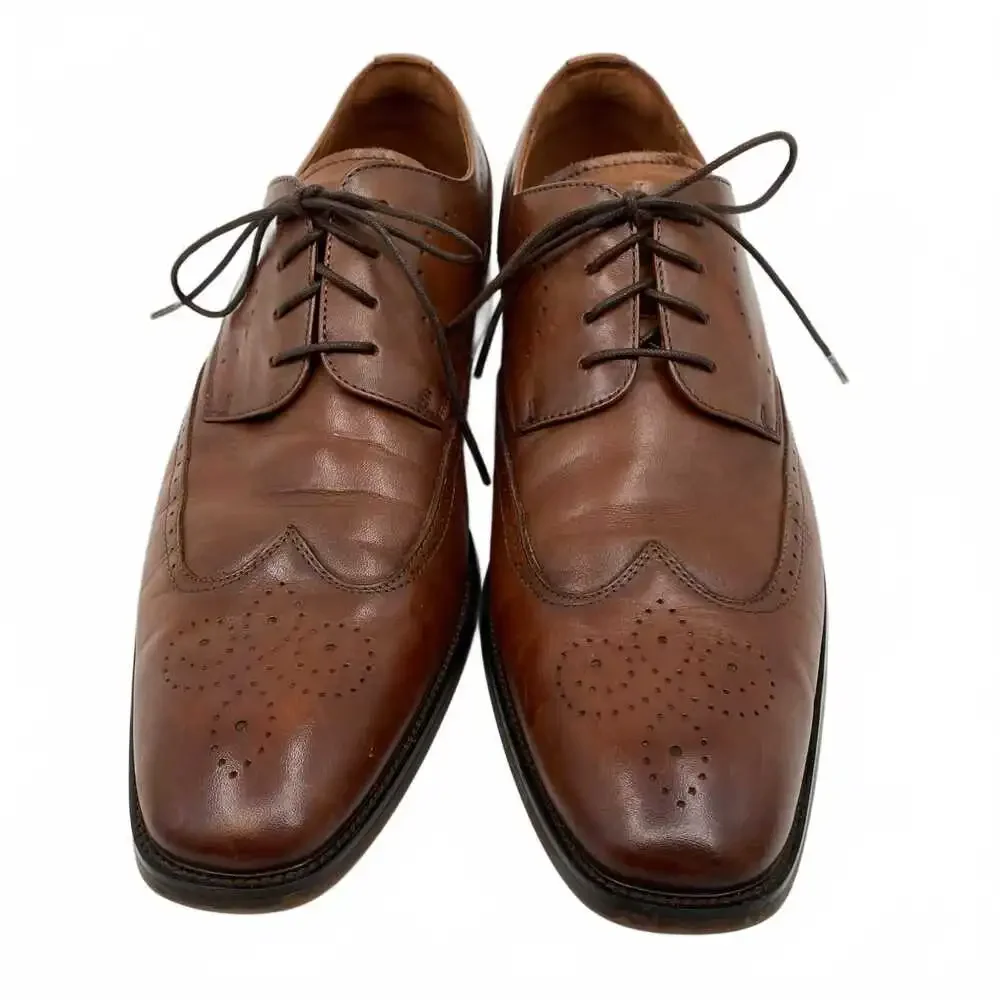 Florsheim Brown Leather Brogue Dress Shoes | Men’s Size 10.5